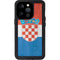 Croatia Flag Distressed iPhone 14 Pro Waterproof Case